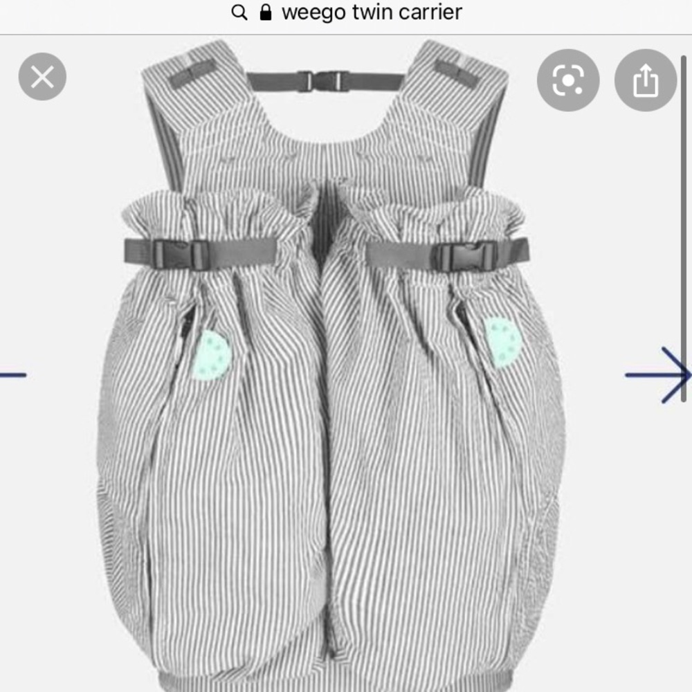 Weego twin carrier, like new